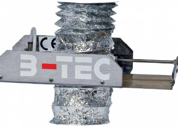 B-TEC Pneumatischer Abluftschieber D 125mm